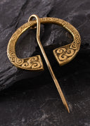 Irlandese fibula, ottone