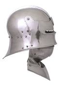 Gotische sallet (Metropolitan Museum of Art), 2 mm (battle-ready)