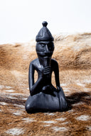 Houtsnijwerk Viking god Freyr