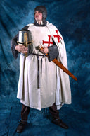 Historical templar surcoat, cream