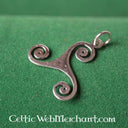 Zilveren triskelion, sterling zilver
