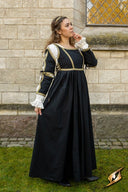 Italiensk gamurra, slutningen af det 15. århundrede, sort