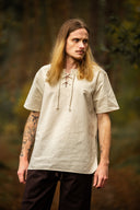 Camicia medievale Erhart, naturale
