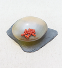 Glaskralen, 10 stuks, rood