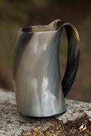 Hoornen mok met oor 0,5L, licht