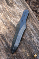Cuchillo arrojadizo con 3 agujeros, LARP arma