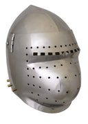 Battle-ready gesloten bascinet, 2 mm (battle-ready)