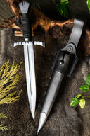 Mittelalterliche Dolch Crecy, scharf