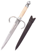 Main-gauche with bone handle, semi-sharp