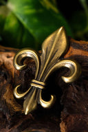 Fleur de Lys joya, zamak