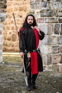 Overkleed, geruit, zwart-rood