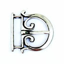 Romeinse gesp, 1e eeuw n.Chr., verzilverd