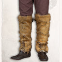 Aldhelm greave, fur, brown