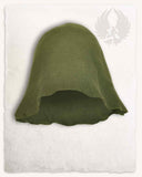 Middeleeuwse vilthoed Bruno, groen, wolmix