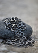 1 kg platte ongeklonken ringen, 8 mm