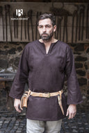 Tuniek Lodin, bruin, wolmix