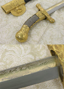 Karel de Grote sabel, scherp