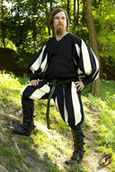 Pantalones de Landsknecht negro-blanco