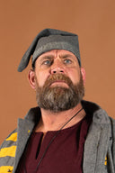 Vikingmössa Toki, grå, ullblandning