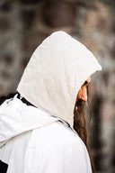 Cofia de armadura Nils, crema