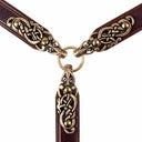 Viking belt divider Gotland, silvered