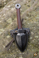 GRV Kunai coltello con supporto, nero