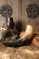 Gnome corne à boire gravé, 300-500 ml