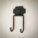 Colgador de pared para espadas, negro