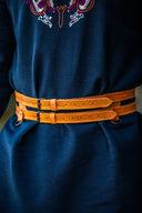 Podwójny pasek Ubbe, brązowy