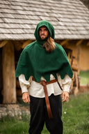 Laine chaperon, vert