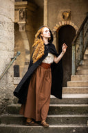 Mantel Felis, zwart, wolmix