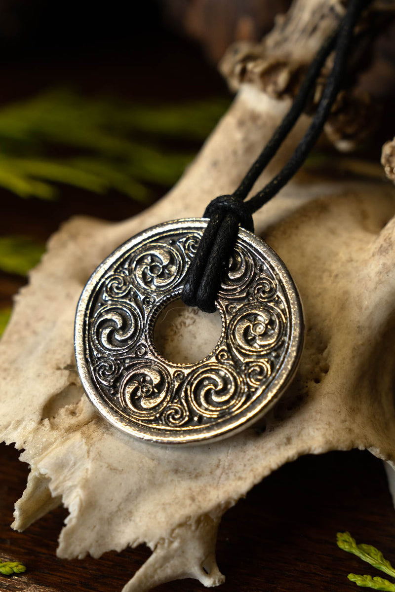 Keltische ketting met spiralen