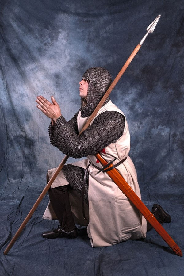 Middeleeuwse tempelier of kruisridder