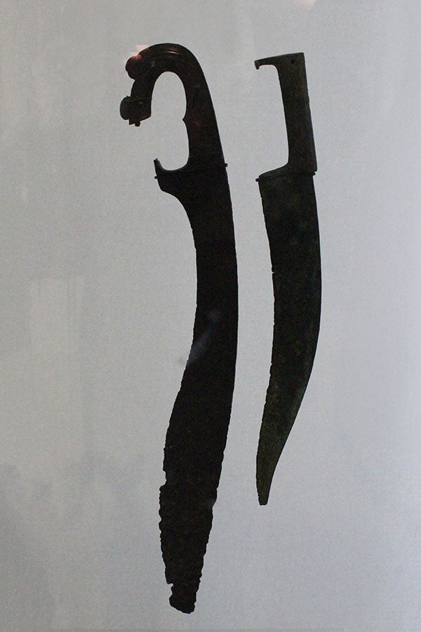 Falcata uit de prehistorie van het Iberisch Schiereiland