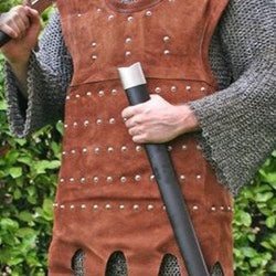 Leren brigandine, coat of plates