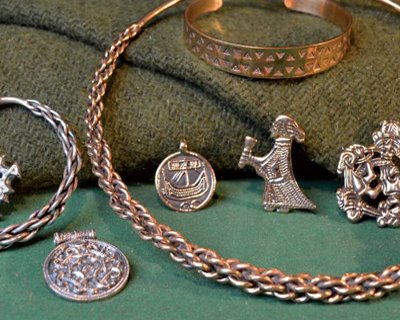 Viking sieraden, historische replica's