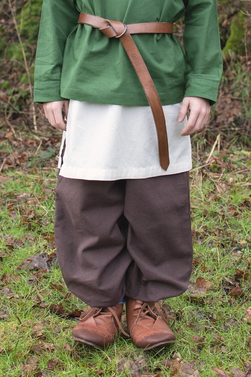 Pantalones para niños Asmund, marrón 