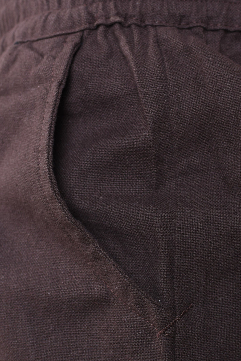 Pantalon pour enfants Asmund, brun-naturel 