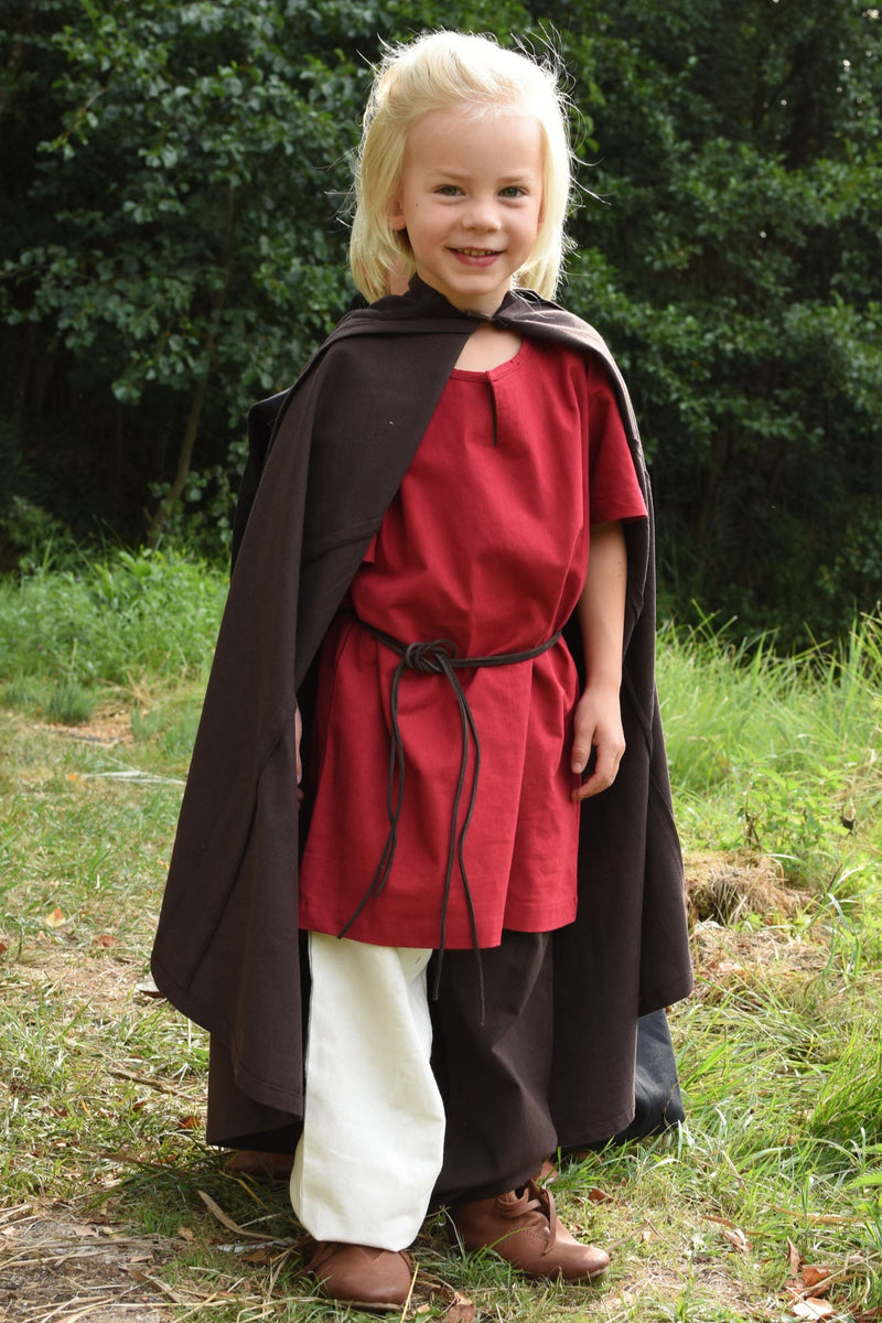 Pantalon pour enfants Asmund, brun-naturel 