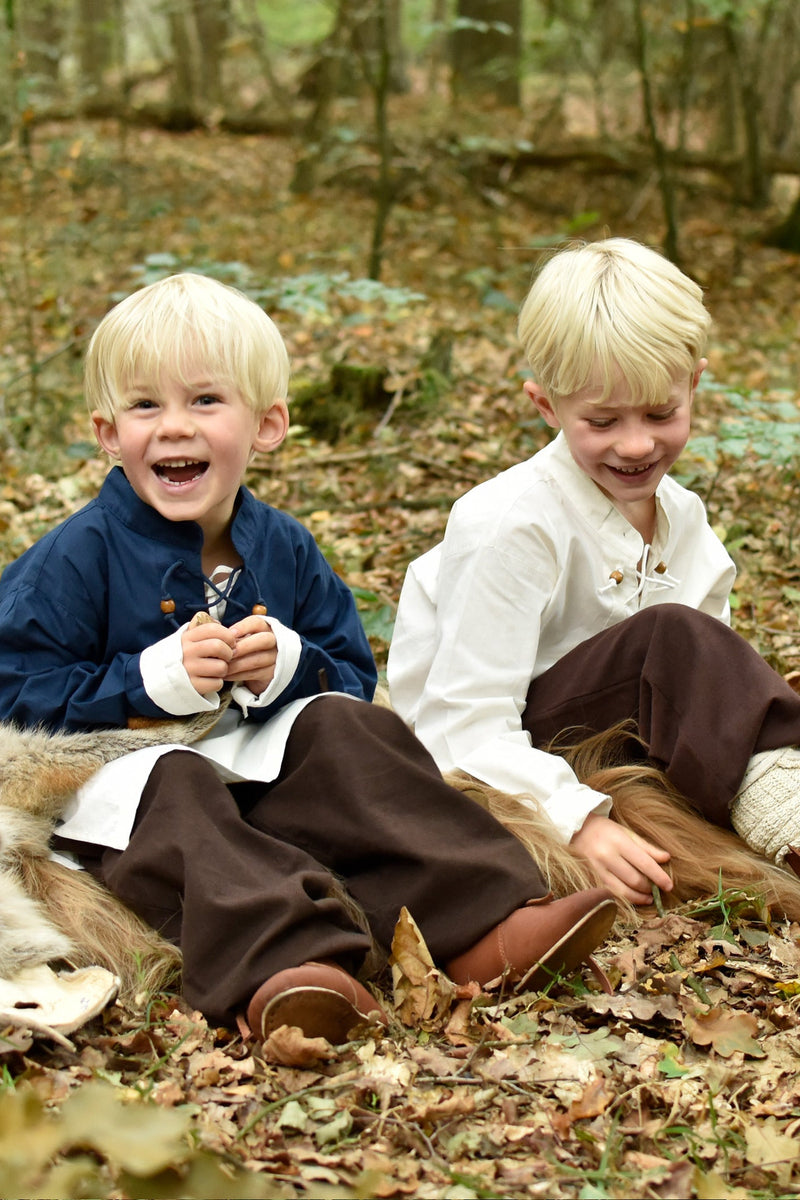 Pantalones para niños Asmund, marrón 