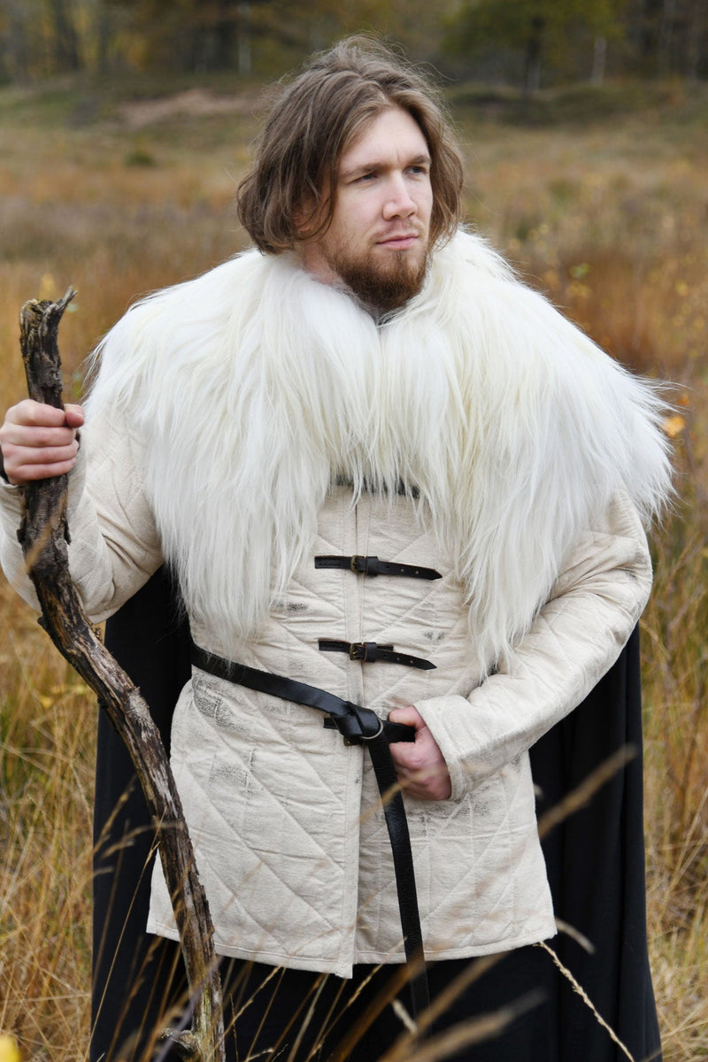 Schapenvacht voor schouders, wit