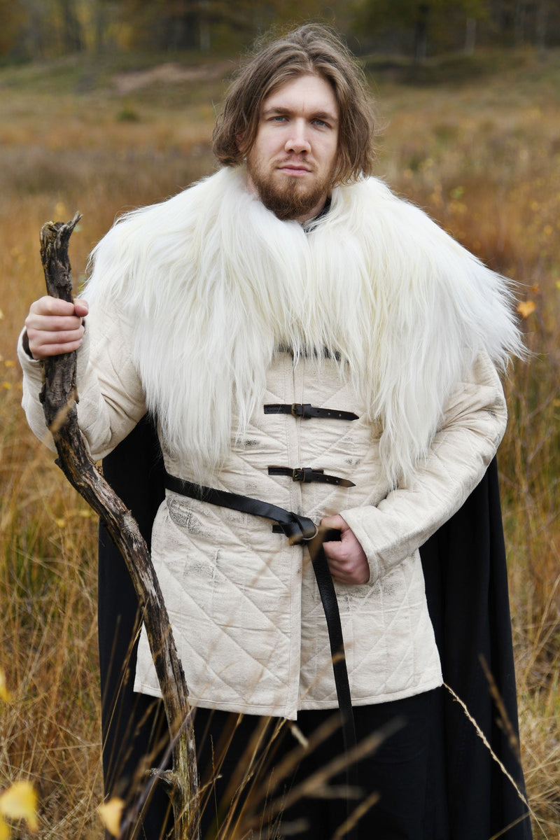 Fårskinn för axlar, vit 