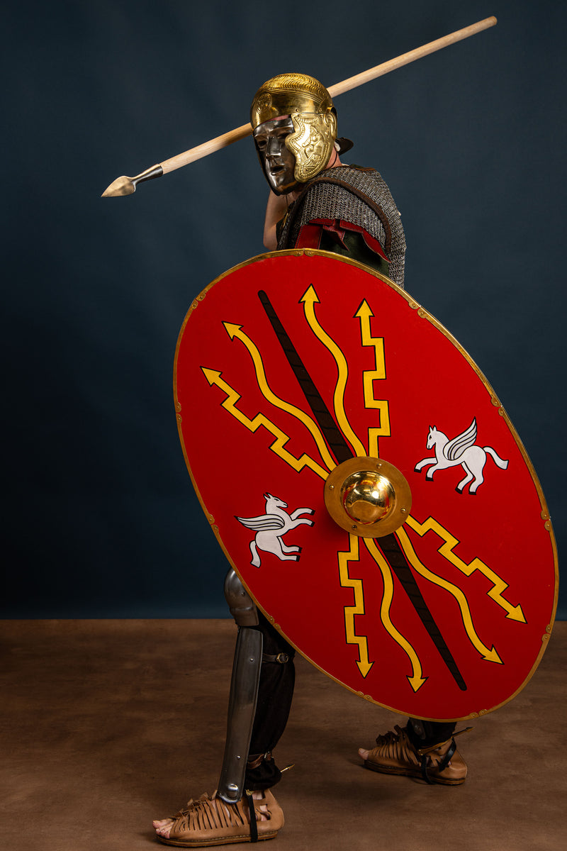 Romeins schild Pegasus, clipeus