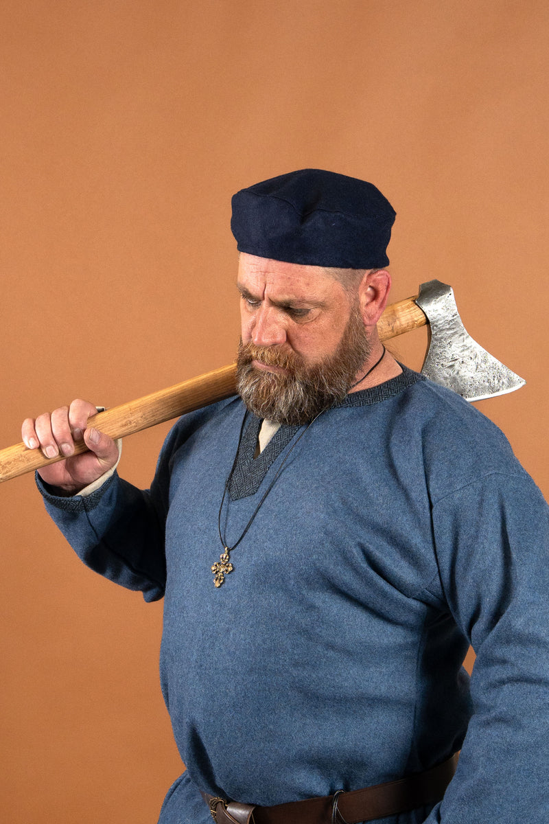 Hat Hugo, blue, wool blend