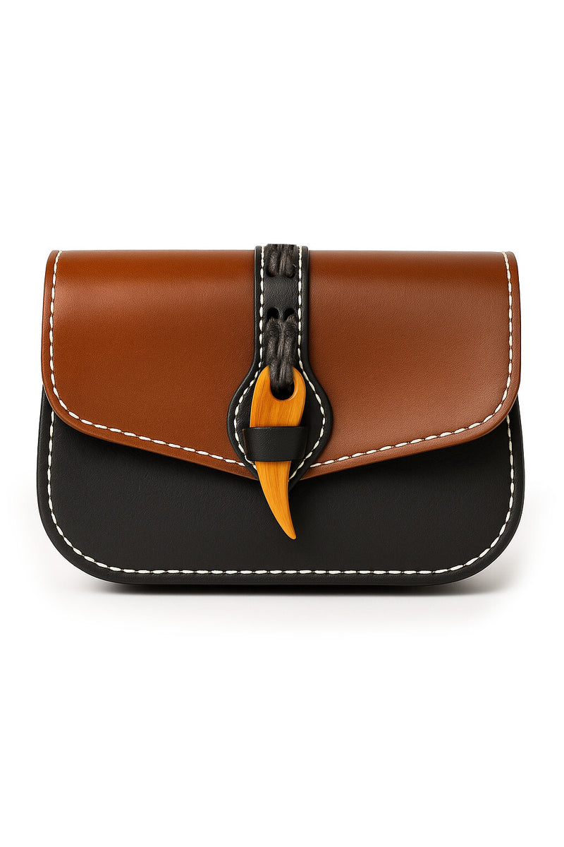 Tas Beocca met houten knoop