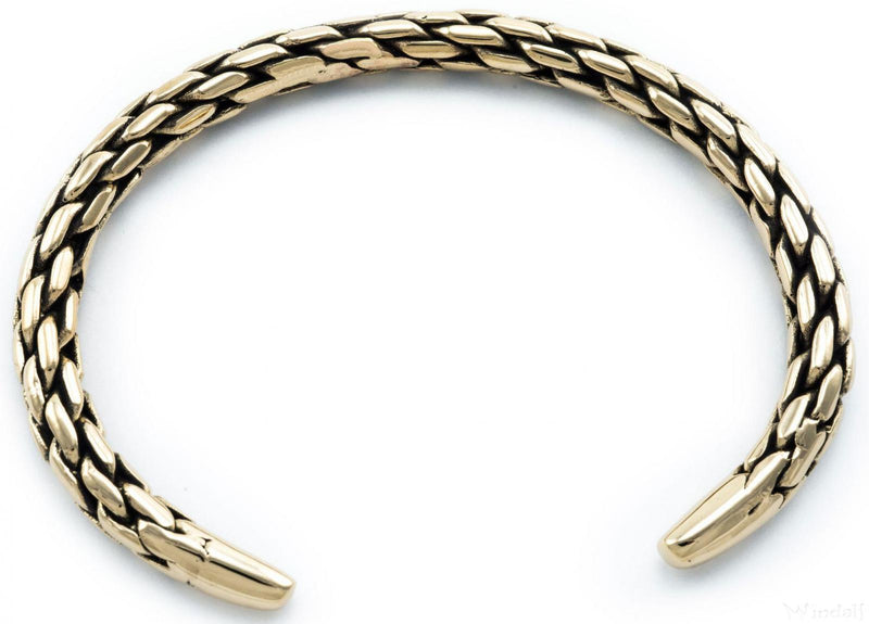 Braided bracelet, bronze