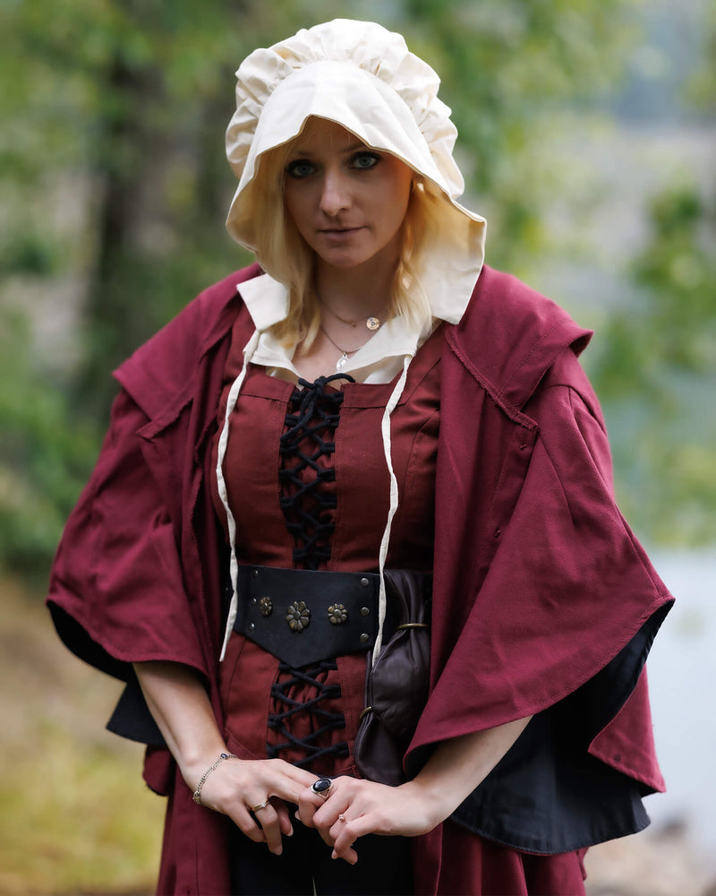 Jas Lilian bordeaux zwart