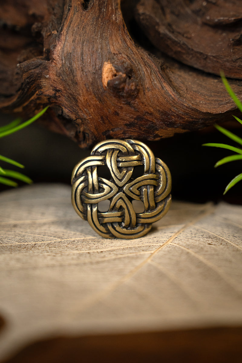 Nudos celtas Tara, juego de cinco piezas, latón 