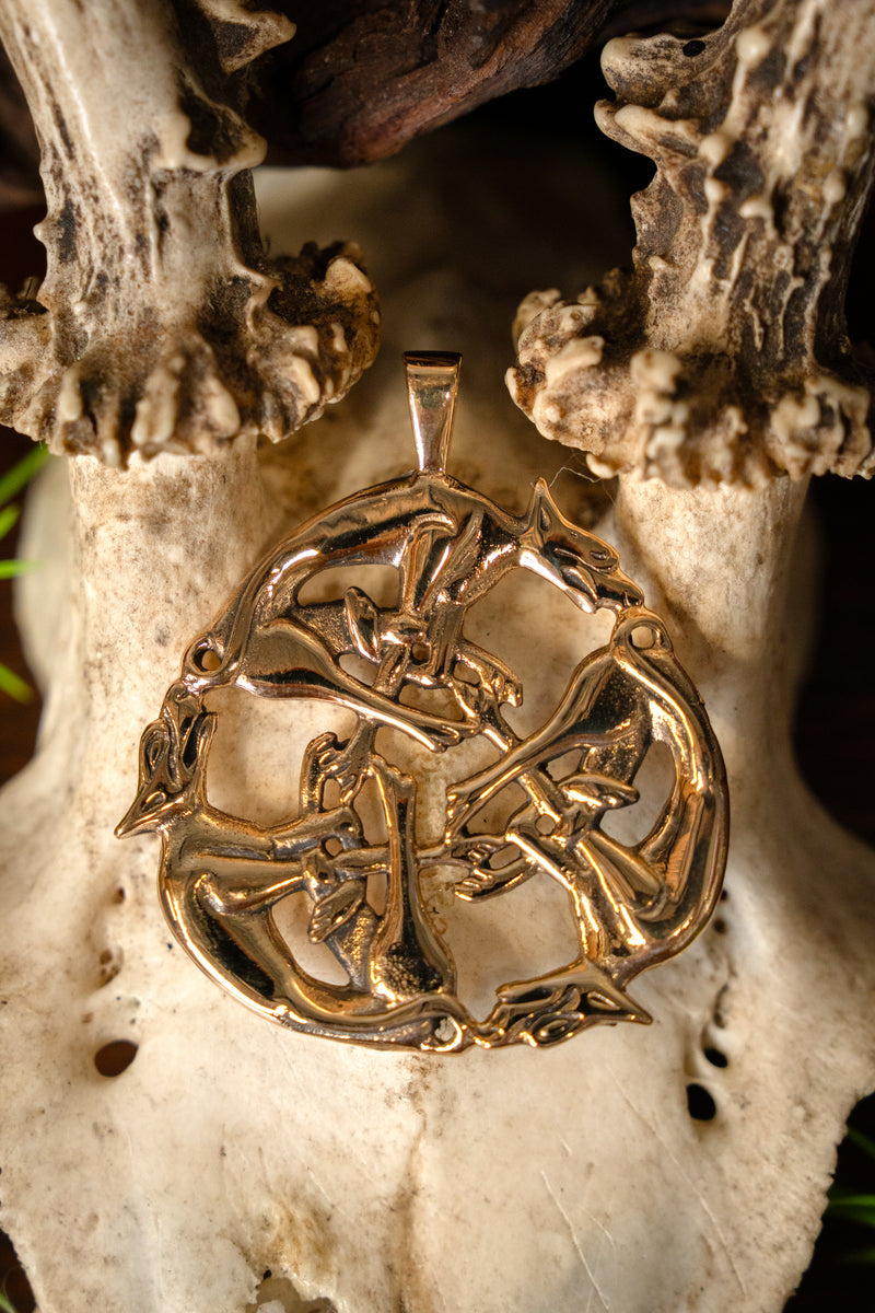 Anhänger wilde Jagd, Bronze 