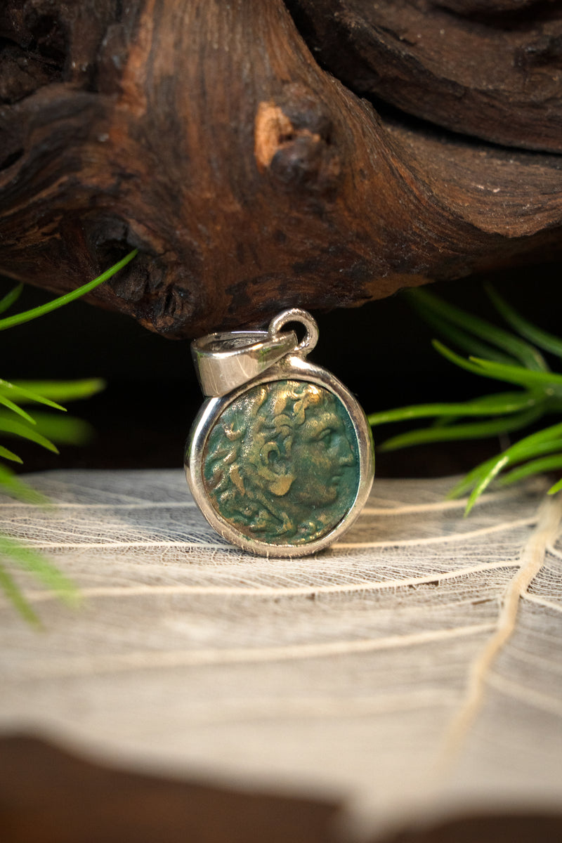 Munthanger Zeus en Hera, sterling zilver